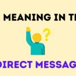 dm meaning in text