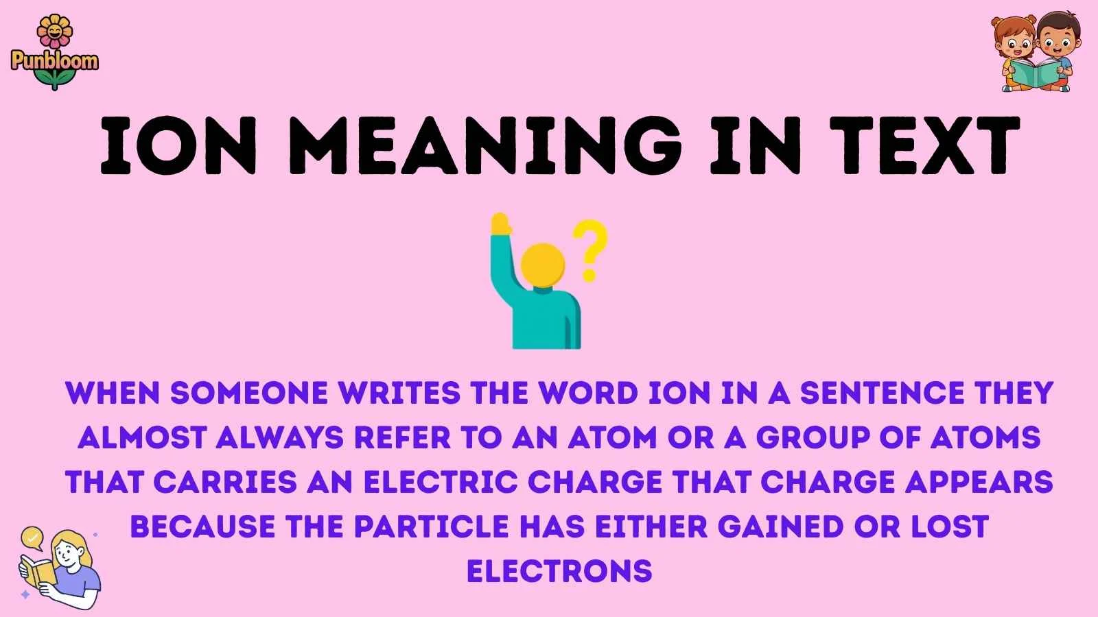 ion meaning in text
